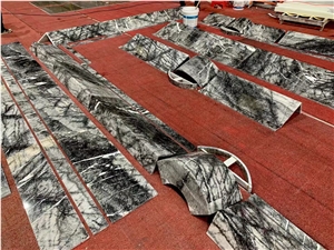 Layout Karaoz Black Marble Floor Tile