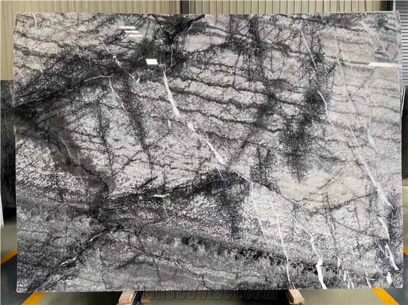 Layout Karaoz Black Marble Floor Tile