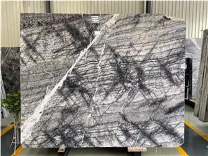 Layout Karaoz Black Marble Floor Tile