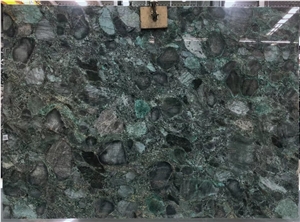 Luxury Brazil Verde Marinace Green Granite Slab Luxury Brazil Verde Marinace Green Granite Slab