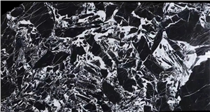 Luxury Noir Grand Antique Black Marble Slab