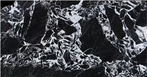 Luxury Noir Grand Antique Black Marble Slab