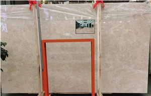 Polished Tukey Cappucino Beige Marble Slab