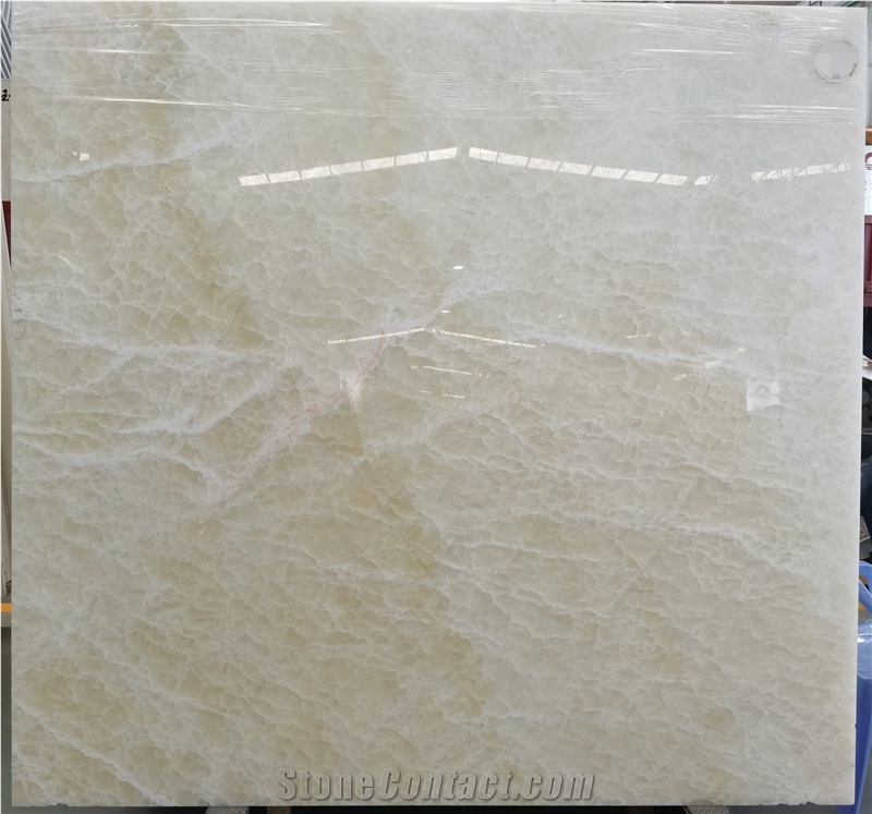 Royal Jade Light Yellow Onyx Slab