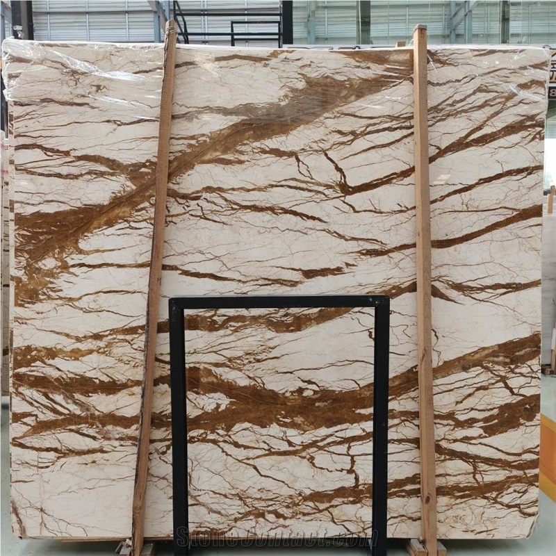 Turkey Sofitel Gold Beige Marble Slab
