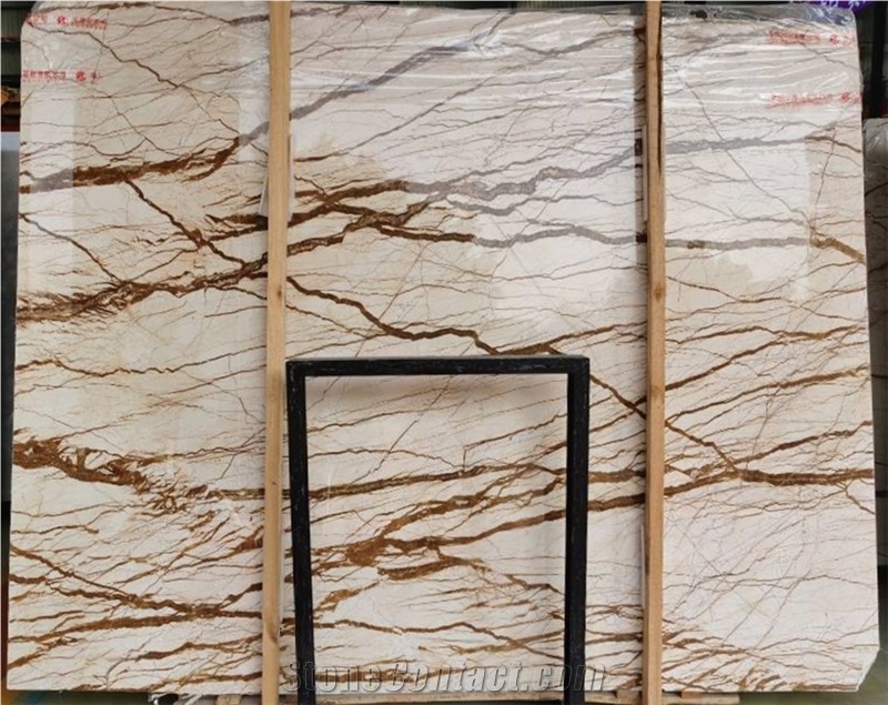 Turkey Sofitel Gold Beige Marble Slab