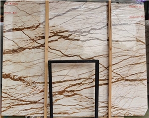 Turkey Sofitel Gold Beige Marble Slab