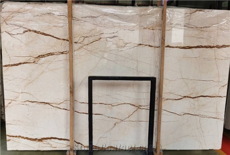Turkey Sofitel Gold Beige Marble Slab