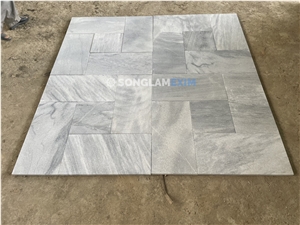 Sapphire Blue Marble Sandblasted Paver