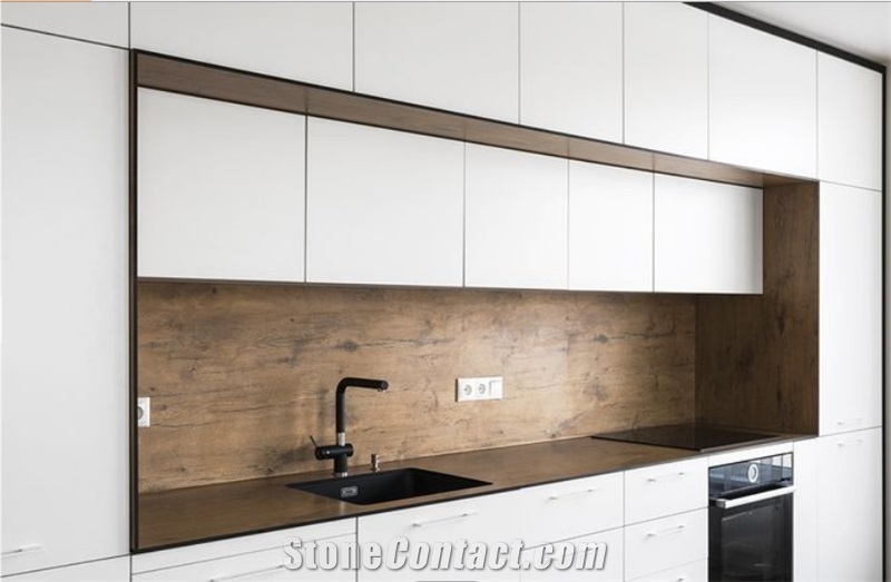 Artificial Quarftz Countertop White Style kitchen tops
