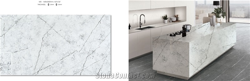 Artificial quartz stone countertop