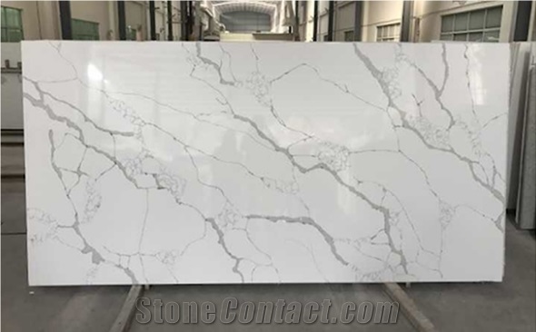Artificial Quartz Stone Verona Popular In UK Quartz Slabs