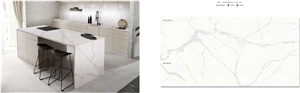 Artificial quartz stone worktop