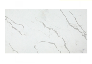 Artificial Stone Slab Gold Quartz Calacatta White Big Slab