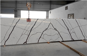 Best Selling Cararra Slab Quartz Stone Marble Quartz Slabs