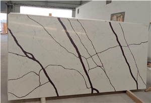 Big Slab Starlight Black Quartz Stone, Engineered Stone