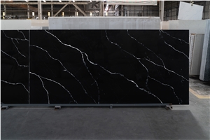 Black Calacatta Quartz Stone Slabs Supplier