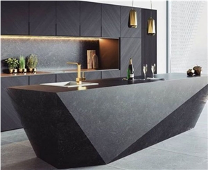 Black galaxy quartz stone artificial,synthetic quartz tops