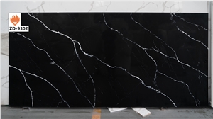 Calacatta black quartz stone slab quotation