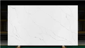 Calacatta Quartz Stone Slab Beautiful Hand Work