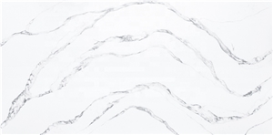 Customized Calacatta Quartz Stone Artificial Stone Slabs Customized Calacatta Quartz Stone Artificial Stone Slabs