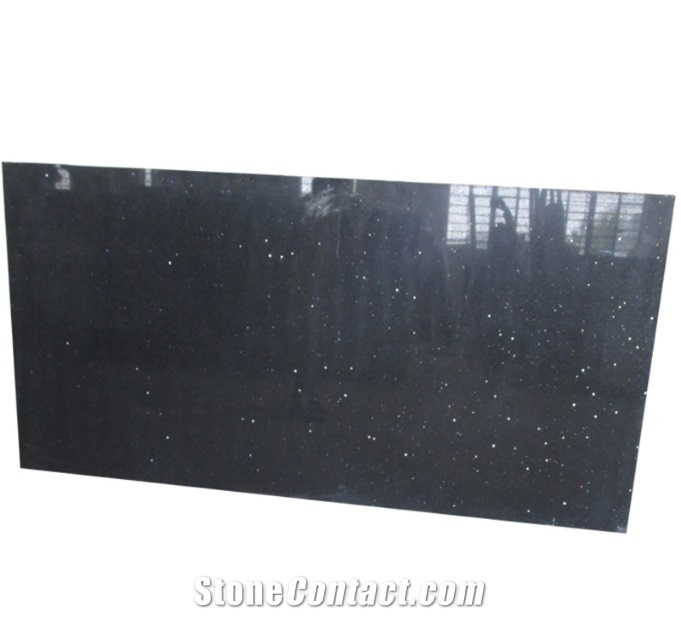 Good Stone Slab Marble Look Black Artificial Quartz Stone