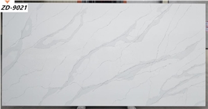 High Gloss Decorative Artificial Marble Look Quartz Stone 