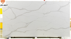 High Gloss Decorative Artificial Marble Look Quartz Stone 