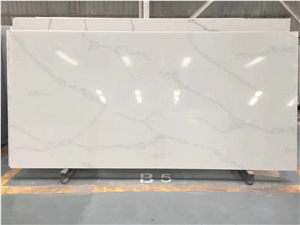 Hot sell calacatta quartz engineered stone slab