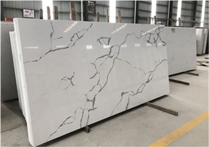 Low Cost Malaysia Factory Solid Surface Polished Quartz Slab