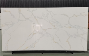 Low Price 2/3 Cm White Artificial Quartz Stone Slabs 