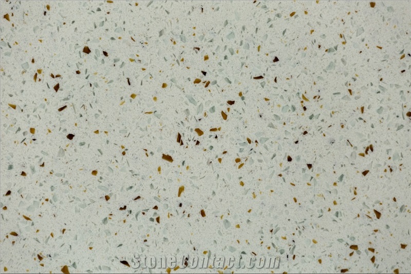 Monochrome Quartz Stone Slab Factory Pricelist