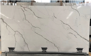 Multicolor Artificial Quartz Stone White Veins Quartz Stone