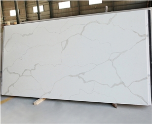  Professional Factory Quartz Stone Calacatta Quartz Slabs 