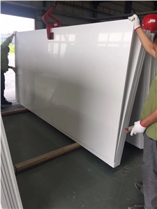 Pure White Artificial Stone Slab Manufacturer Pricelist