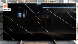 Pure White Cream Calacatta Artificial Quartz Slabs