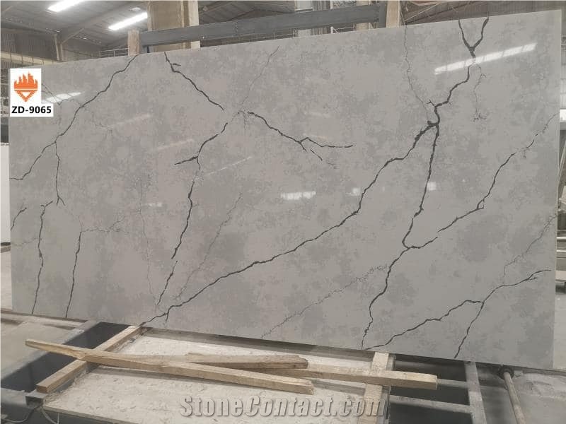 Quartz Factory Polished Calacatta Gold Slabs