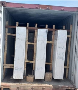 Quartz Jumbo Slab 3Cm Super White Color