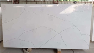 quartz marbling pattern calacatta custom stone 