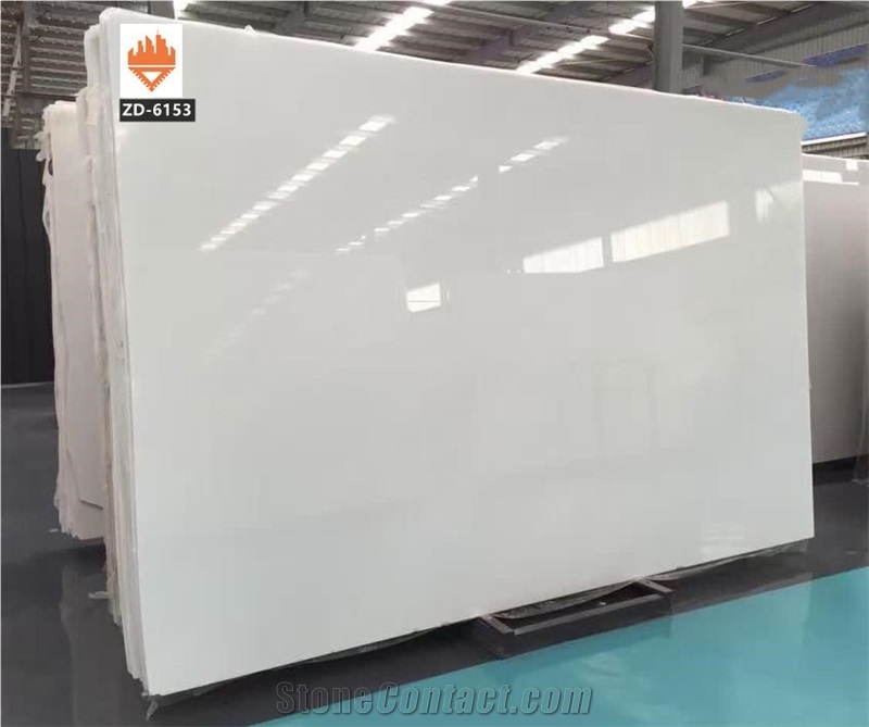 quartz solid surface slab 6153