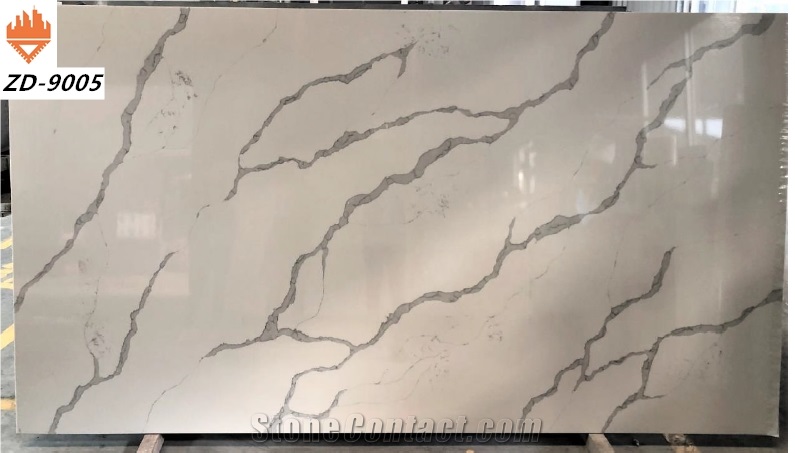 quartz solid surface slab 9005