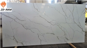 quartz solid surface slab 9008