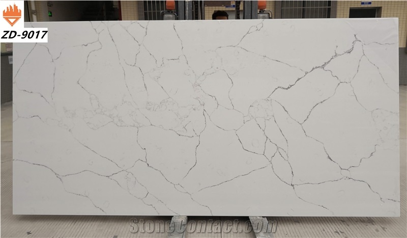 quartz solid surface slab 9017