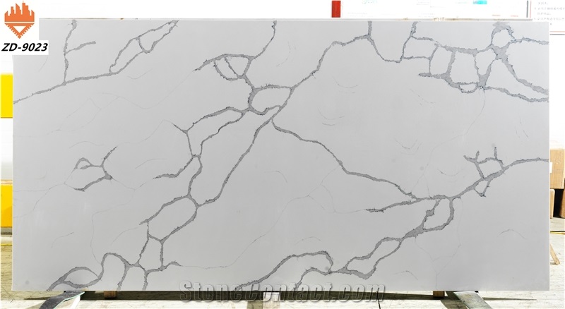 quartz solid surface slab 9023