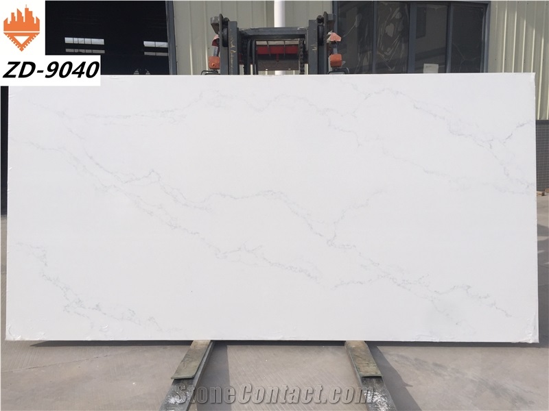 quartz solid surface slab 9040