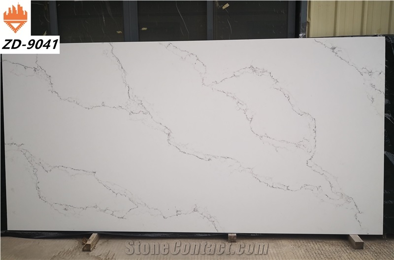 quartz solid surface slab 9041