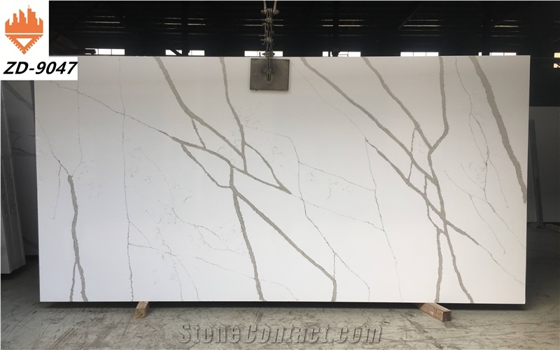 quartz solid surface slab 9047