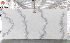 quartz solid surface slab 9501