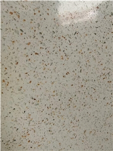 quartz sparkle white cut to size flooring
