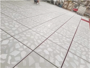 Quartz White Calacatta Flooring
